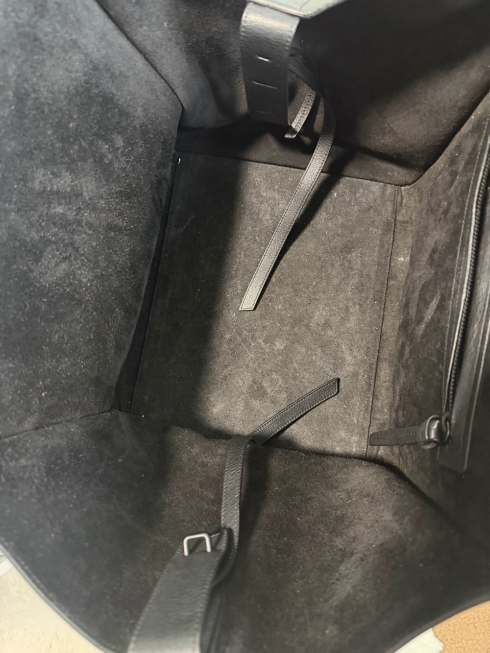 Celine Black Leather Mini Luggage Tote - Picture 10 of 15